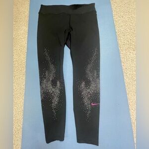 Women's Nike Grey Dry Fit running Tights - Size XL